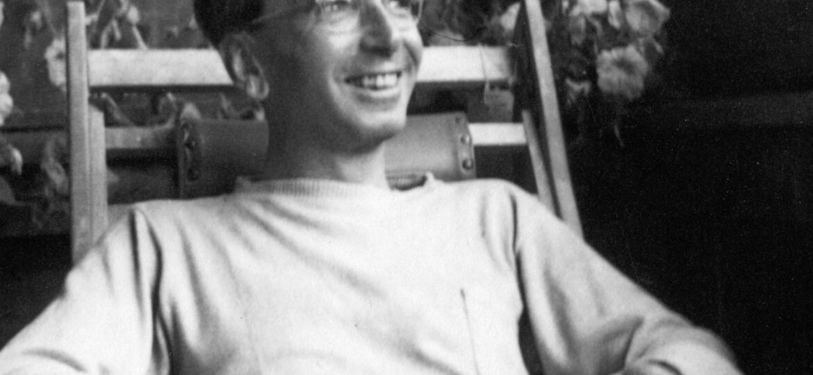 Portrait of Austrian psychologist Viktor Frankl. Photograph. 1947.